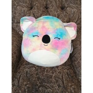 Original Squishmallows Katya The Tie Dye Koala 16" Pillow Plush Super Soft
